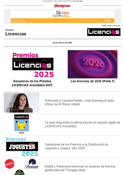Newsletter de Licencias
