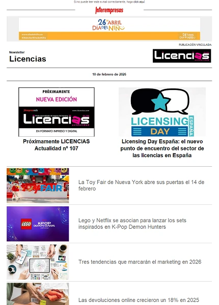 Newsletter de Licencias