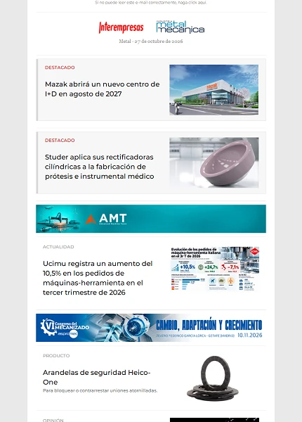 Newsletter Metal
