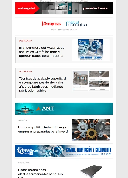 Newsletter Metal Newsletter Metal