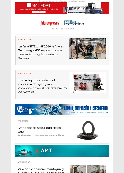 Newsletter Metal Newsletter Metal