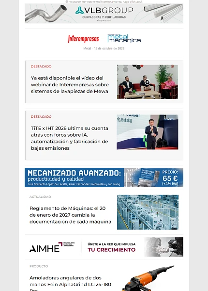 Newsletter Metal Newsletter Metal