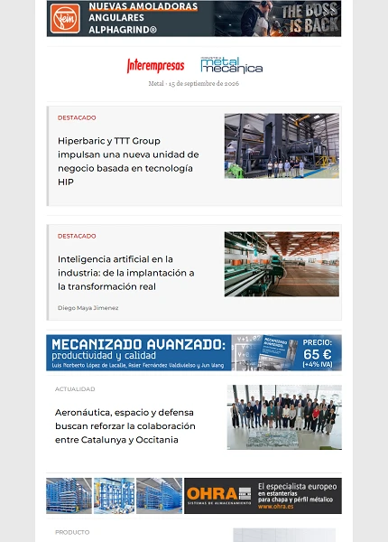Newsletter Metal Newsletter Metal