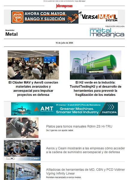 Newsletter Metal Newsletter Metal