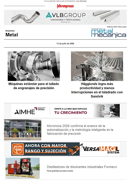 Newsletter Metal