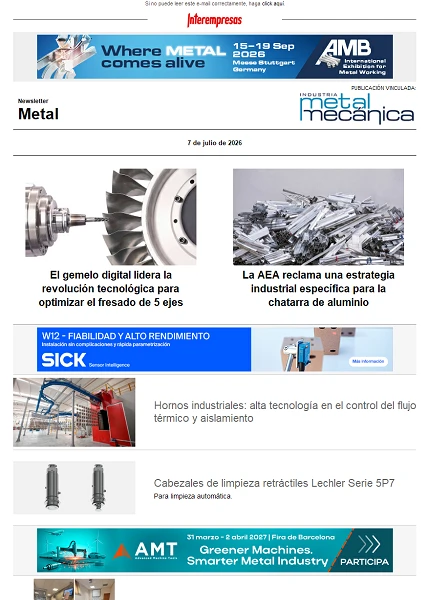 Newsletter Metal