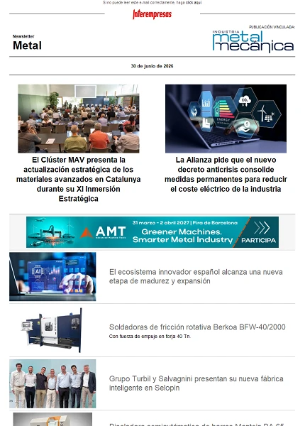 Newsletter Metal