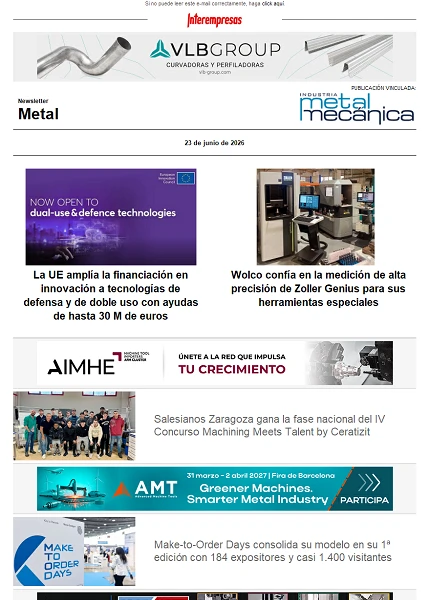 Newsletter Metal Newsletter Metal