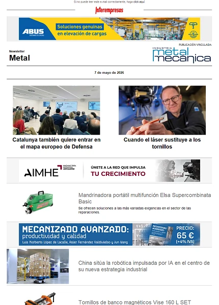 Newsletter Metal