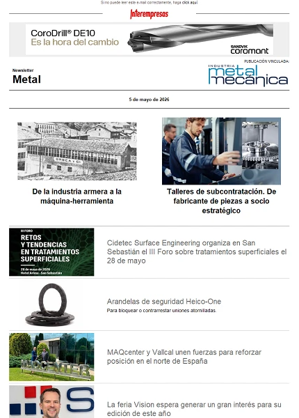 Newsletter Metal