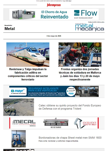 Newsletter Metal