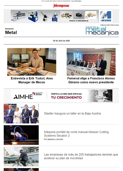 Newsletter Metal