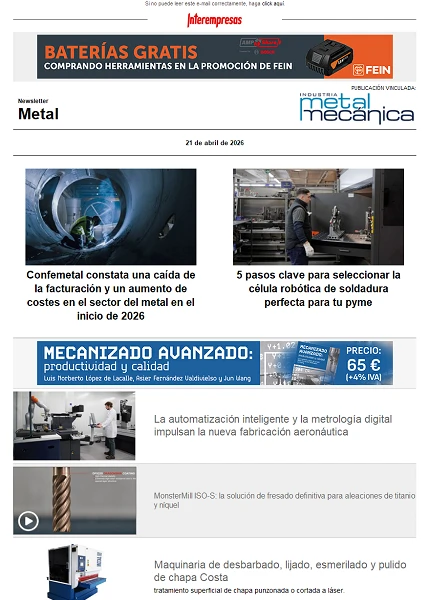 Newsletter Metal