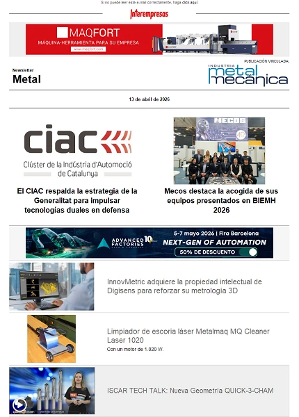 Newsletter Metal