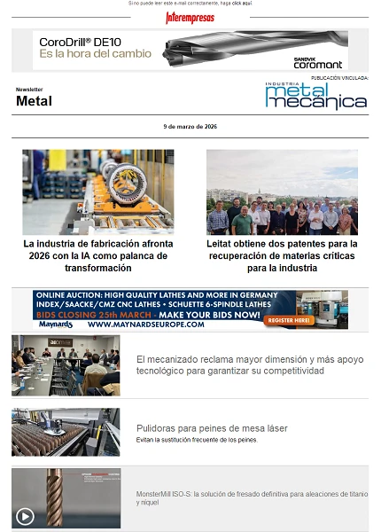 Newsletter Metal