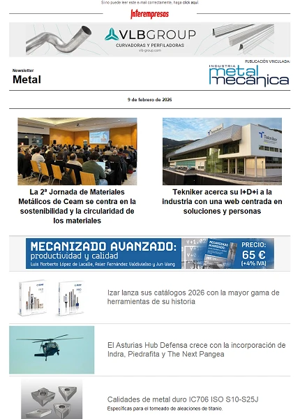 Newsletter Metal