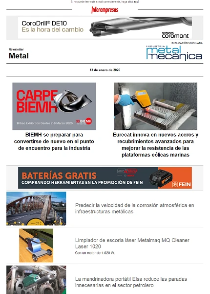 Newsletter Metal