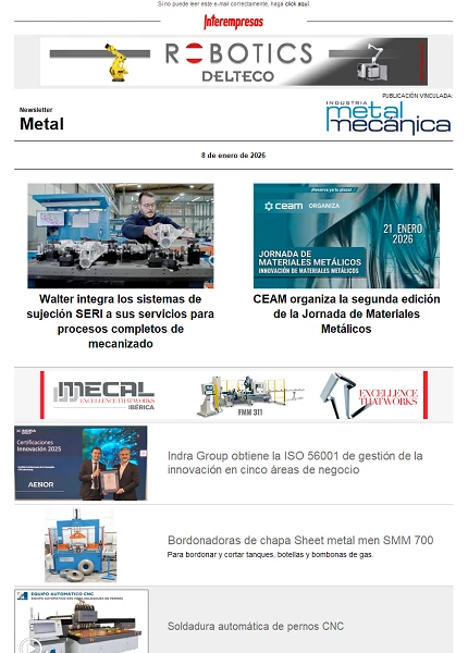 Newsletter Metal