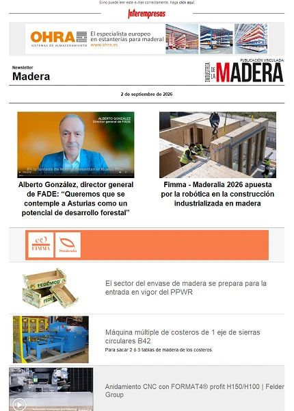 Newsletter Madera