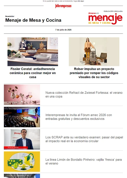 Menaje de Mesa y Cocina