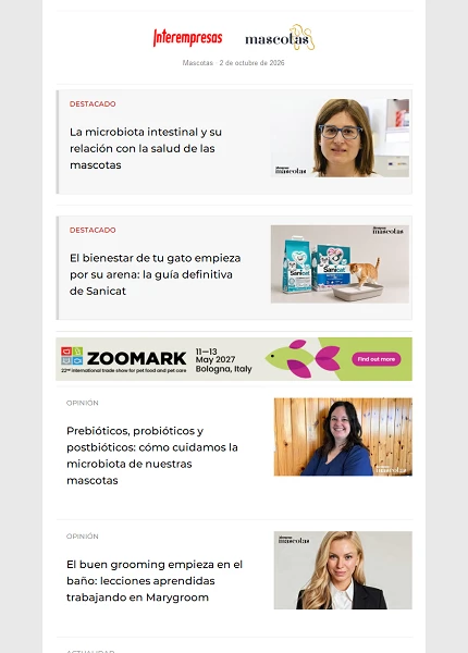 Newsletter Mascotas Newsletter Mascotas