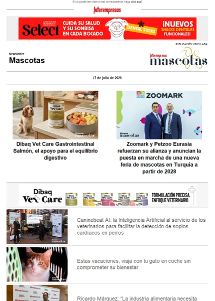 Newsletter Mascotas Newsletter Mascotas