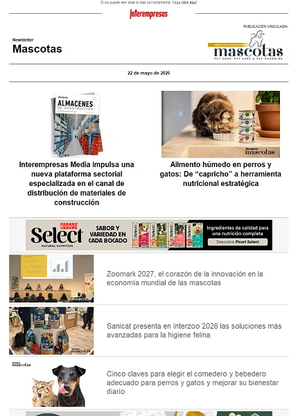 Newsletter Mascotas