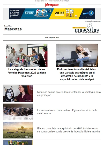 Newsletter Mascotas