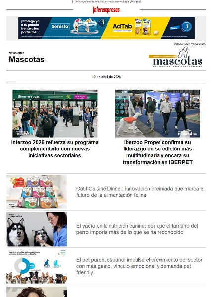 Newsletter Mascotas