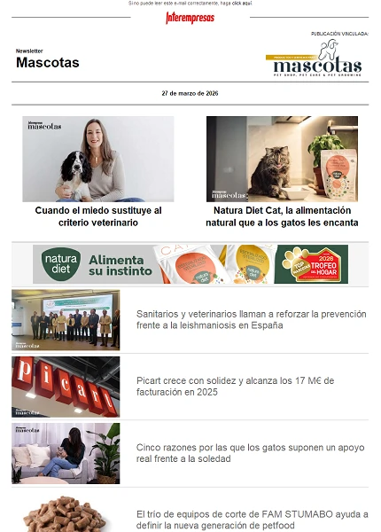 Newsletter Mascotas