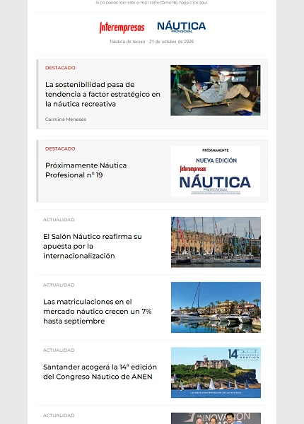 Newsletter Náutica Newsletter Náutica