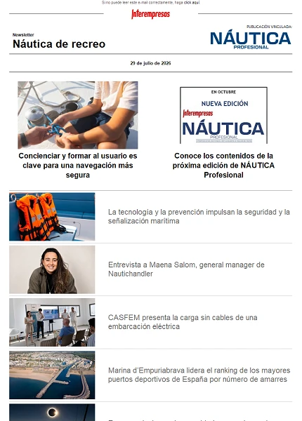 Newsletter Náutica Newsletter Náutica
