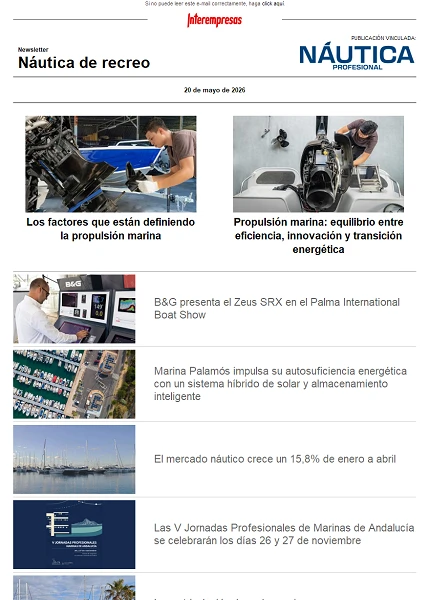 Newsletter Náutica Newsletter Náutica