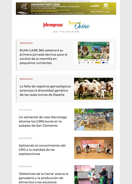 Newsletter Ovino Newsletter Ovino