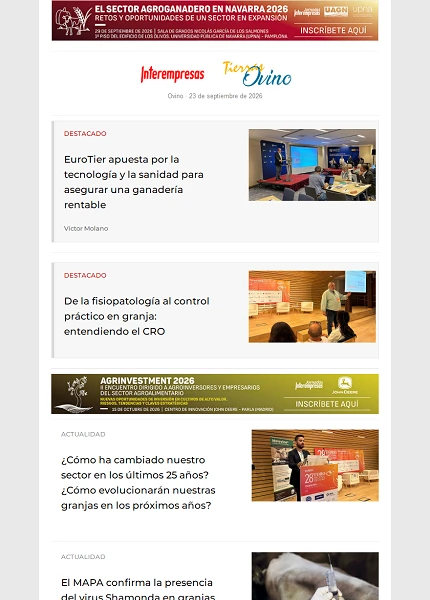 Newsletter Ovino Newsletter Ovino
