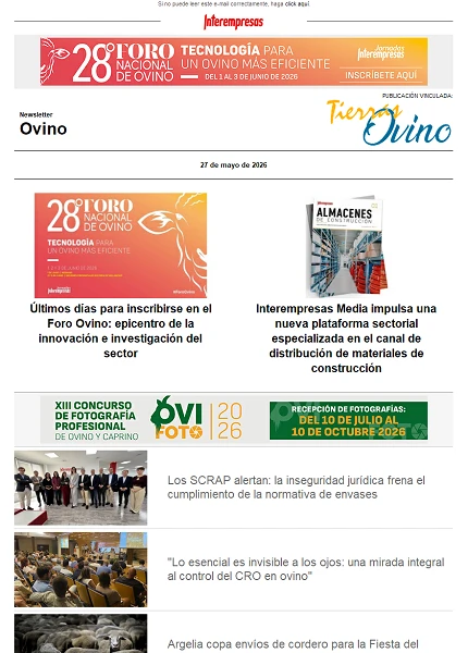 Newsletter Ovino Newsletter Ovino