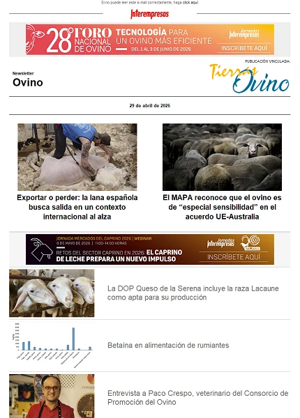 Newsletter Ovino
