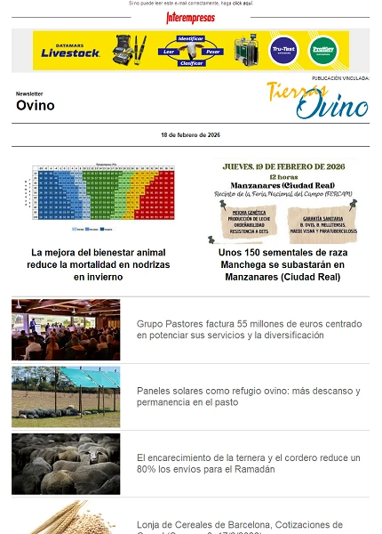 Newsletter Ovino Newsletter Ovino