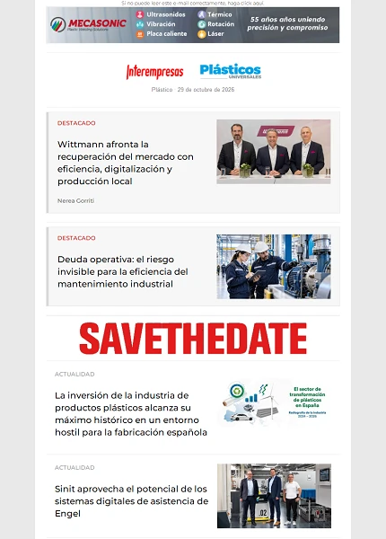 Newsletter Plástico Newsletter Plástico