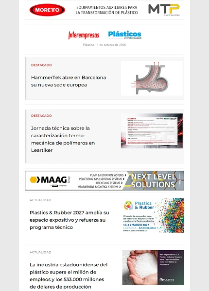 Newsletter Plástico Newsletter Plástico