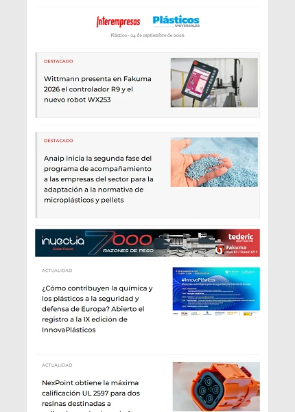 Newsletter Plástico