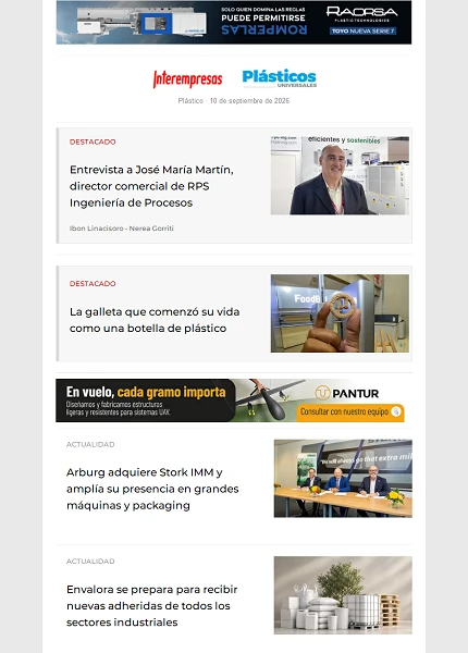 Newsletter Plástico Newsletter Plástico