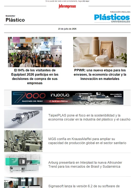 Newsletter Plástico