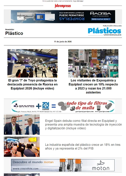 Newsletter Plástico