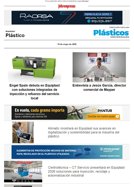Newsletter Plástico