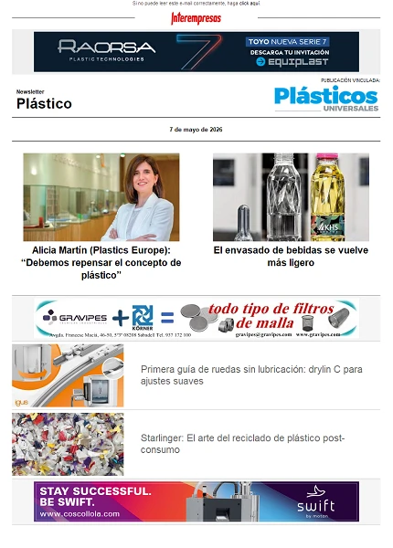 Newsletter Plástico