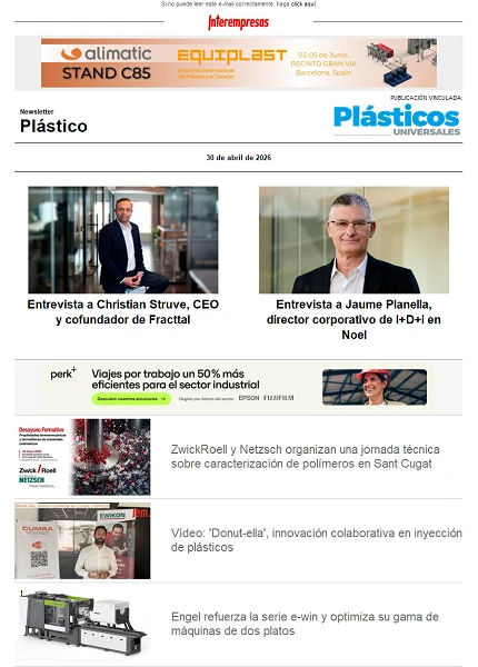 Newsletter Plástico