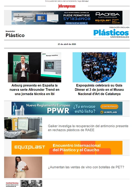 Newsletter Plástico