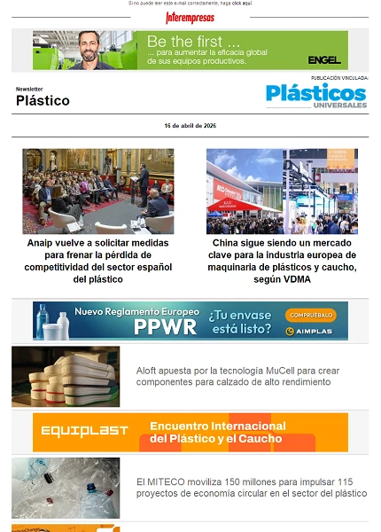 Newsletter Plástico