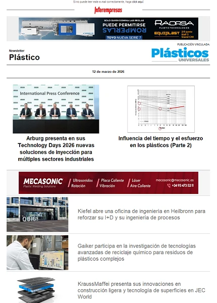 Newsletter Plástico